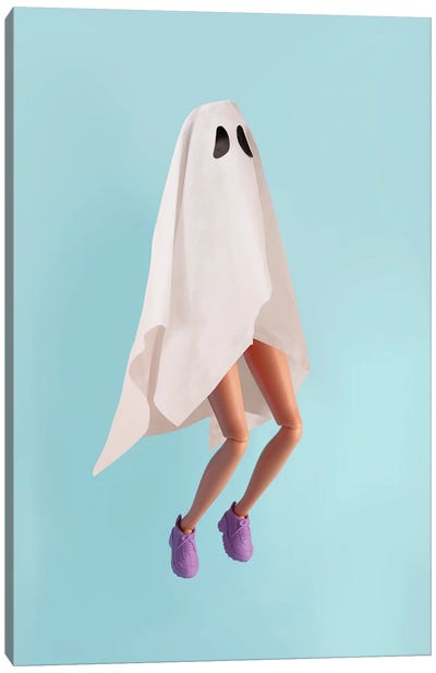 Doll Ghost Canvas Art Print - Ghost Art