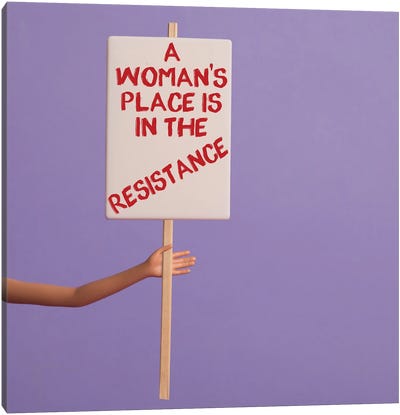 Resistance Canvas Art Print - Barbie