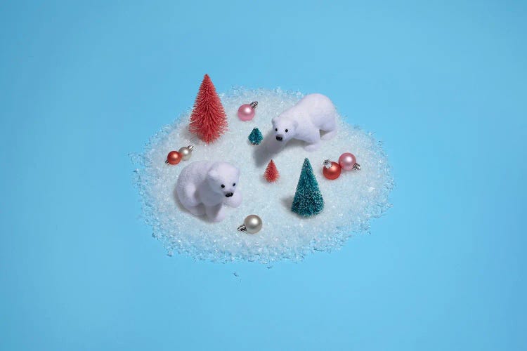 Arctic Holiday Gathering by Pepino de Mar wall art