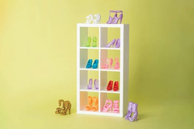 Plastic Shoes by Pepino de Mar multi panel art