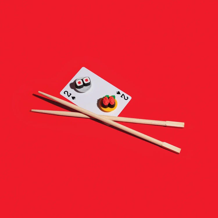 Sushi Card by Pepino de Mar wall art