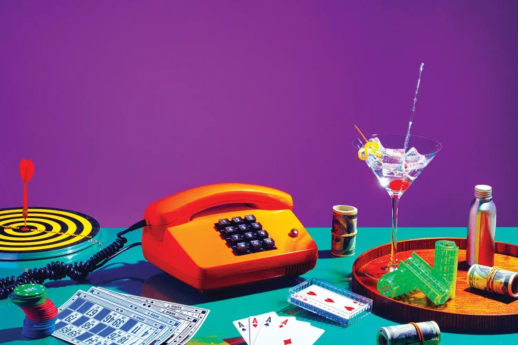 Professional Bingo Player by Pepino de Mar wall art