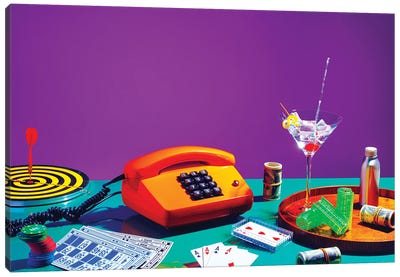 Professional Bingo Player Canvas Art Print - Drink & Beverage Art