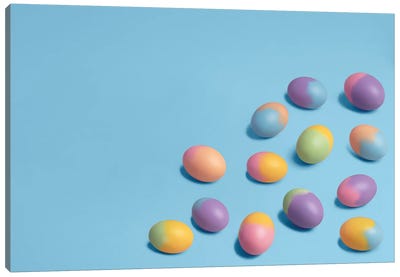 Easter Eggs Canvas Art Print - Pepino de Mar