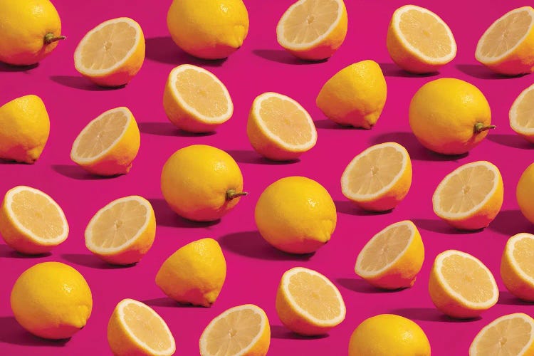 Lemon Pattern by Pepino de Mar wall art