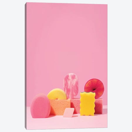 Pink Sponges I Canvas Print #PPM76} by Pepino de Mar Canvas Print
