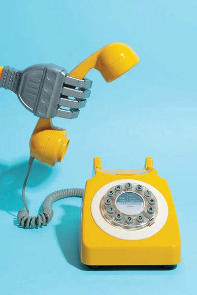 Answering Machine by Pepino de Mar multi panel art