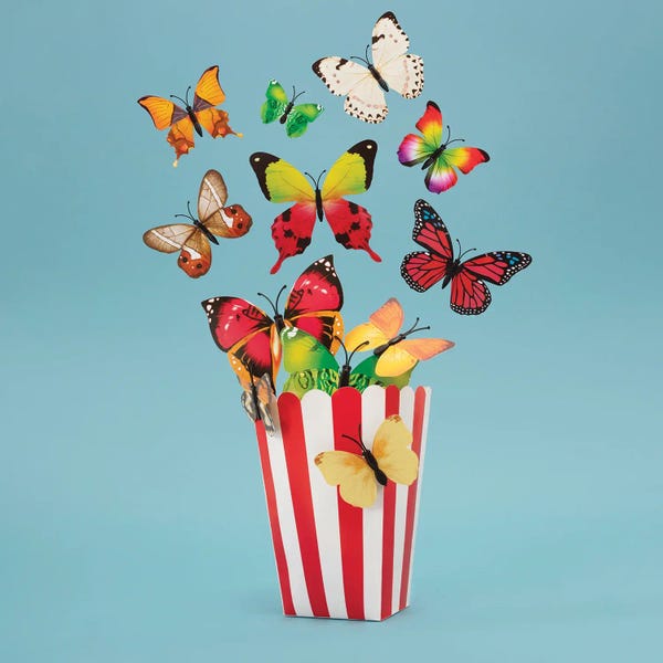 Preppy Pop Art: Popflies Aka Buttercorn by Pepino de Mar
