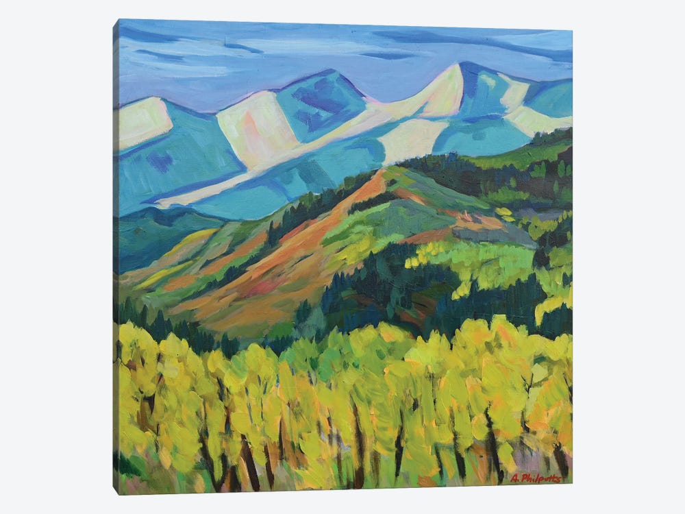 Foothills Fall by Alison Philpotts 1-piece Canvas Artwork