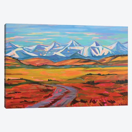 Foothills Glory Canvas Print #PPO12} by Alison Philpotts Canvas Wall Art