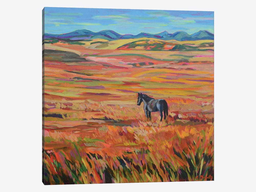 A Day Off At The Ranch by Alison Philpotts 1-piece Canvas Artwork