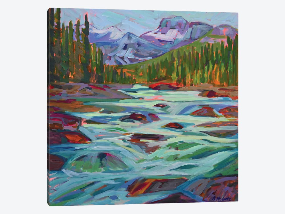 Mountain Water by Alison Philpotts 1-piece Canvas Art