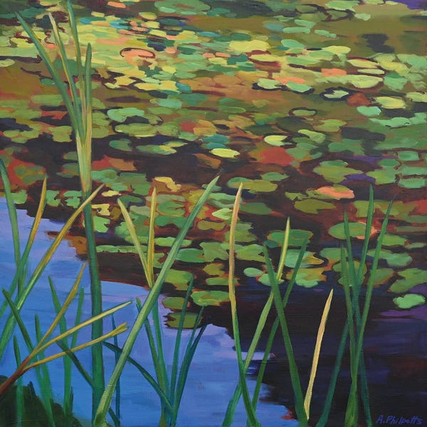 Alison Philpotts: Pond Lilies by Alison Philpotts