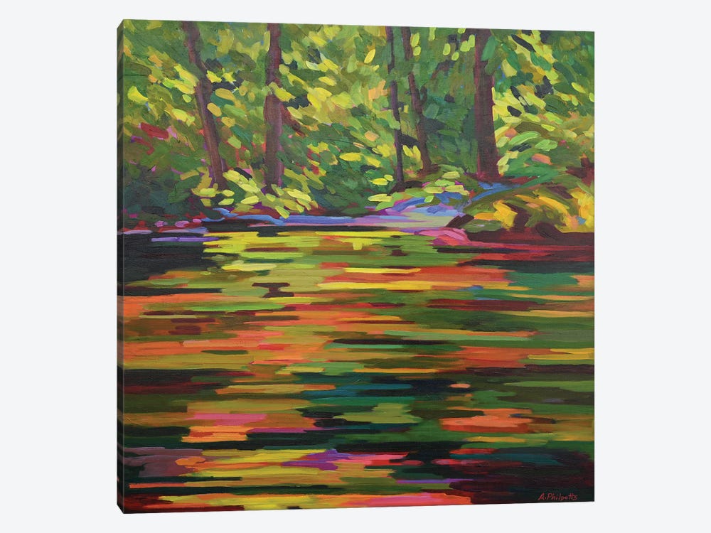Pond Reflections by Alison Philpotts 1-piece Canvas Art Print