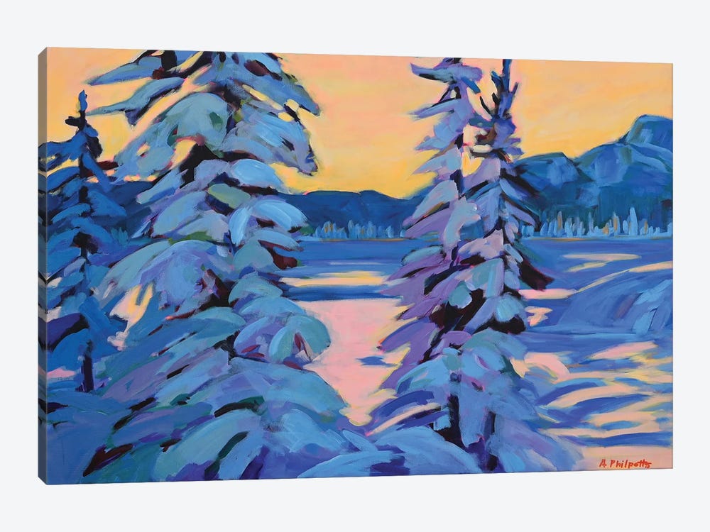 Winter Beauty by Alison Philpotts 1-piece Canvas Print