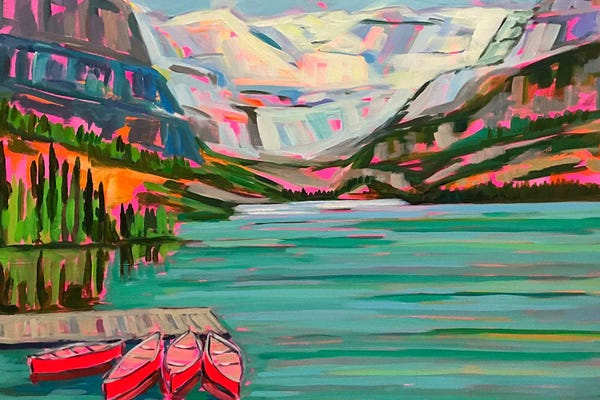 Alison Philpotts: Lake Louise Dream by Alison Philpotts