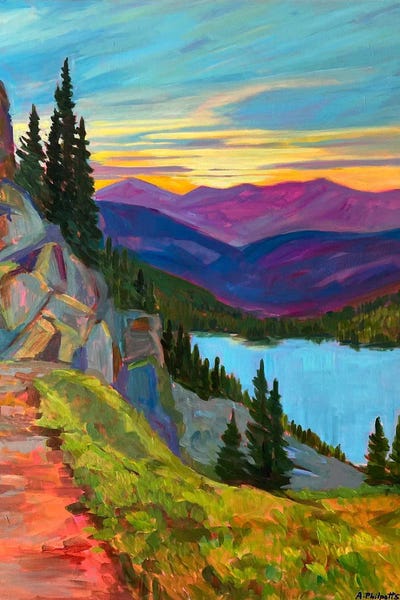 Lake Sunrises & Sunsets: Summit View by Alison Philpotts