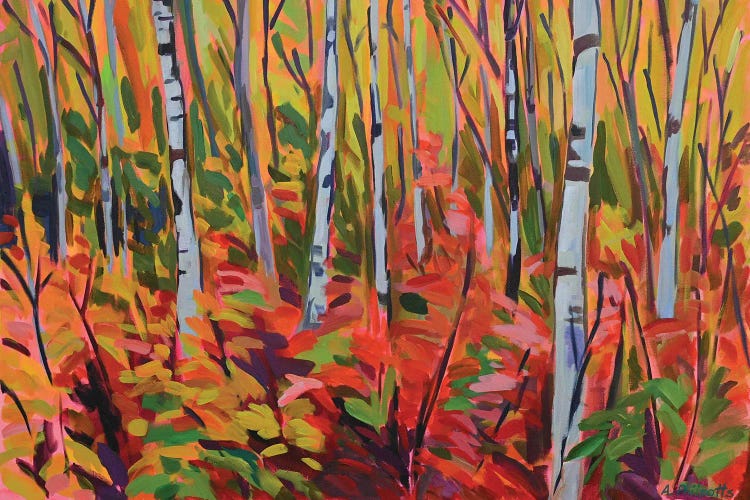 Birch Stand by Alison Philpotts wall art