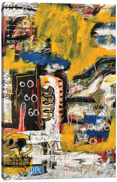 Confuso Canvas Art Print - Neo-expressionism