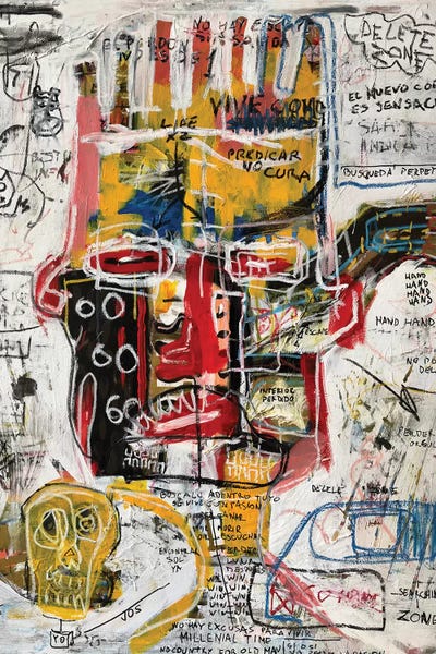 Neo-expressionism: Delete Zone by Diego Tirigall