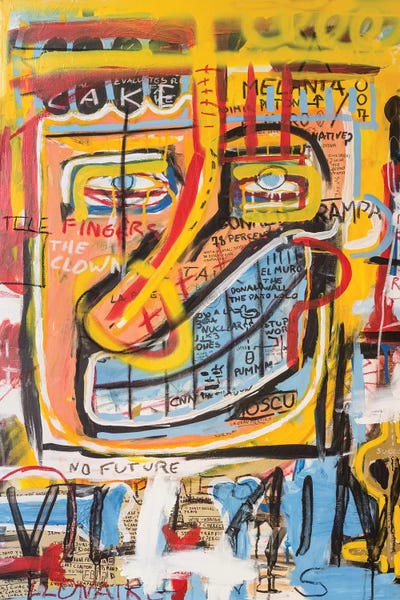 Neo-expressionism: Donald Trampa by Diego Tirigall