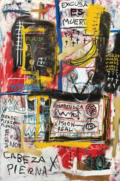 Neo-expressionism: Please Please Please by Diego Tirigall