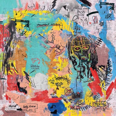 Samo by PinkPankPunk metal wall art