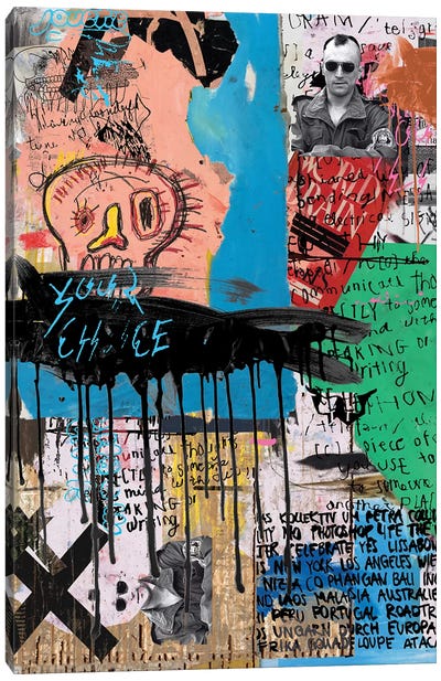 A Lower Eastside Memory Canvas Art Print - Neo-expressionism