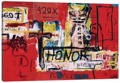 Honor Canvas Art Print - Neo-expressionism