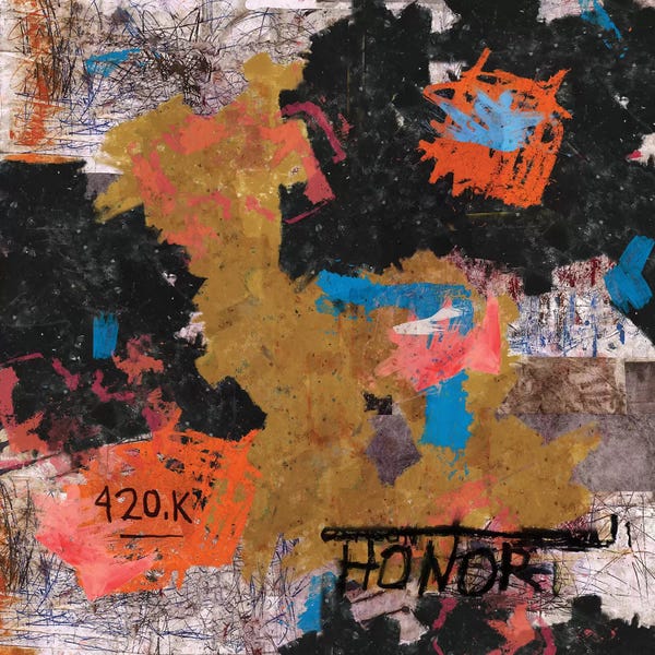 Neo-expressionism: Honor II by PinkPankPunk