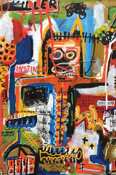 Neo-expressionism: Just My Cat by Diego Tirigall