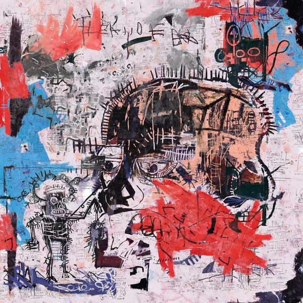 Neo-expressionism: Jean-Michel Style I by PinkPankPunk