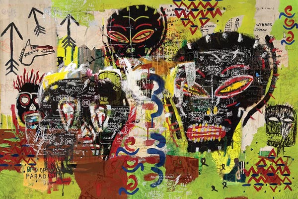 Neo-expressionism: Kaos Heads by PinkPankPunk