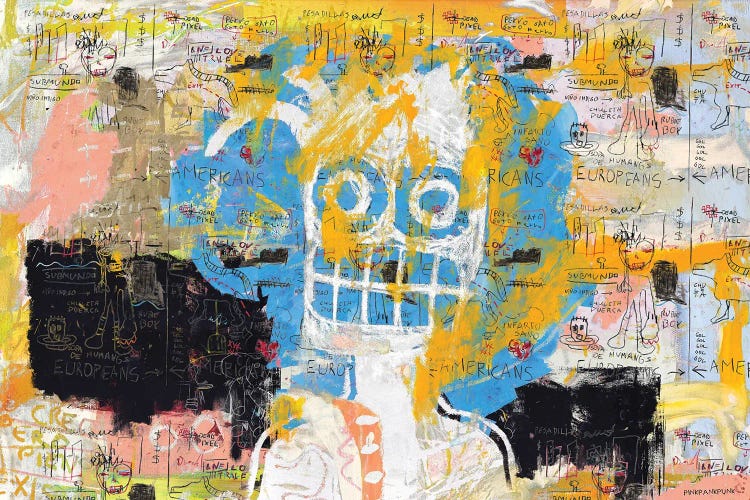 Blurring The Line Between Figuration And Abstraction by PinkPankPunk wall art