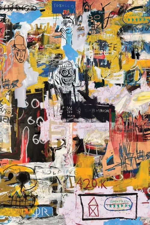 Jean-Michel World by PinkPankPunk wall art