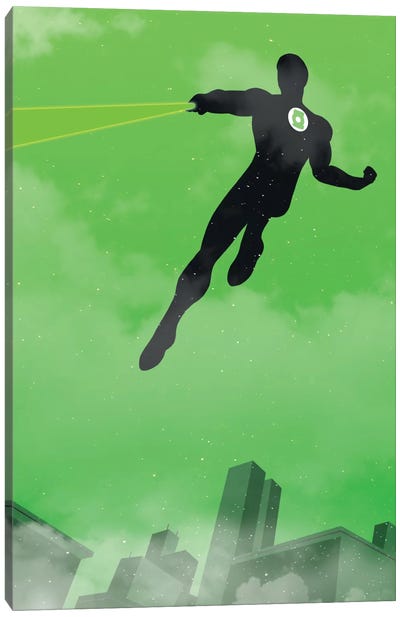 All Empowering Ring Canvas Art Print - Green Lantern