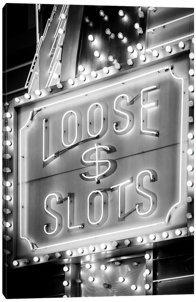 Loose Slots Canvas Art Print - Signs