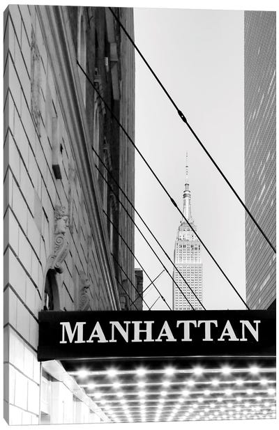 Manhattan Canvas Art Print - Novelty City Scenes