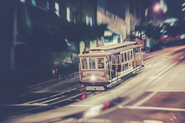San Francisco: Night Car by Apryl Roland