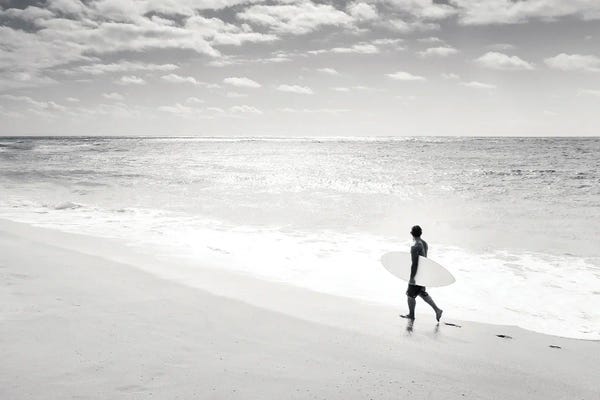 Large Coastal Art - Canvas Prints: Morning Surf by Apryl Roland
