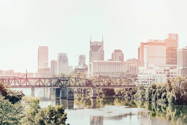 Tennessee: Nashville Skyline by Apryl Roland