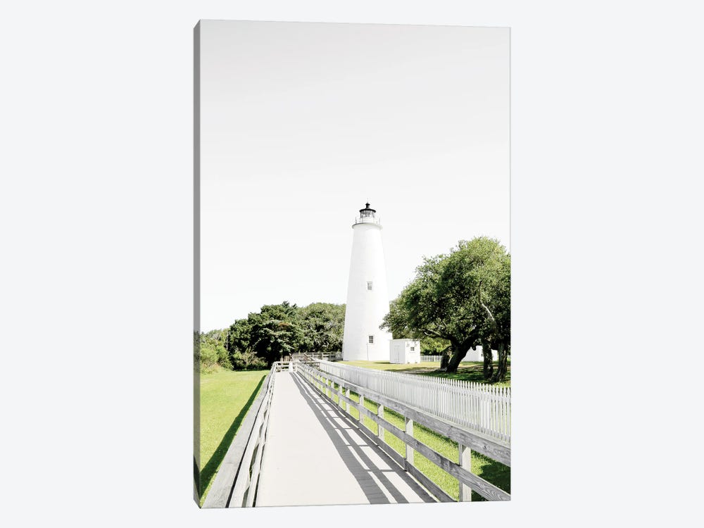 Ocracoke Lighthouse by Apryl Roland 1-piece Canvas Art Print