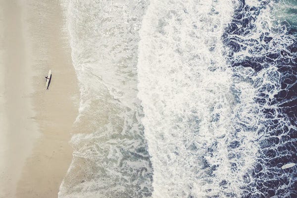 Aerial Beaches: Pacific Surf by Apryl Roland