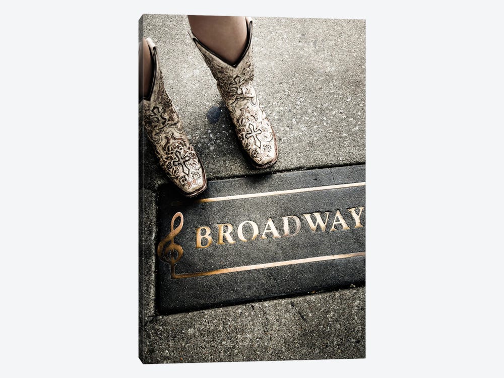 Boots On Broadway by Apryl Roland 1-piece Art Print