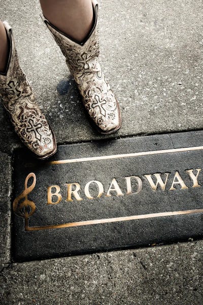 Novelty City Scenes: Boots On Broadway by Apryl Roland