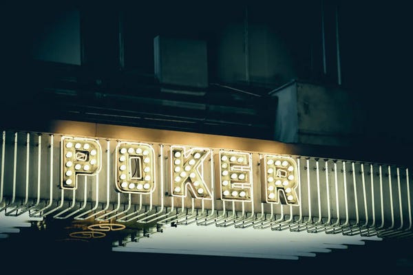 Gambling: Poker Sign by Apryl Roland