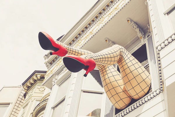 San Francisco: Red Heels by Apryl Roland