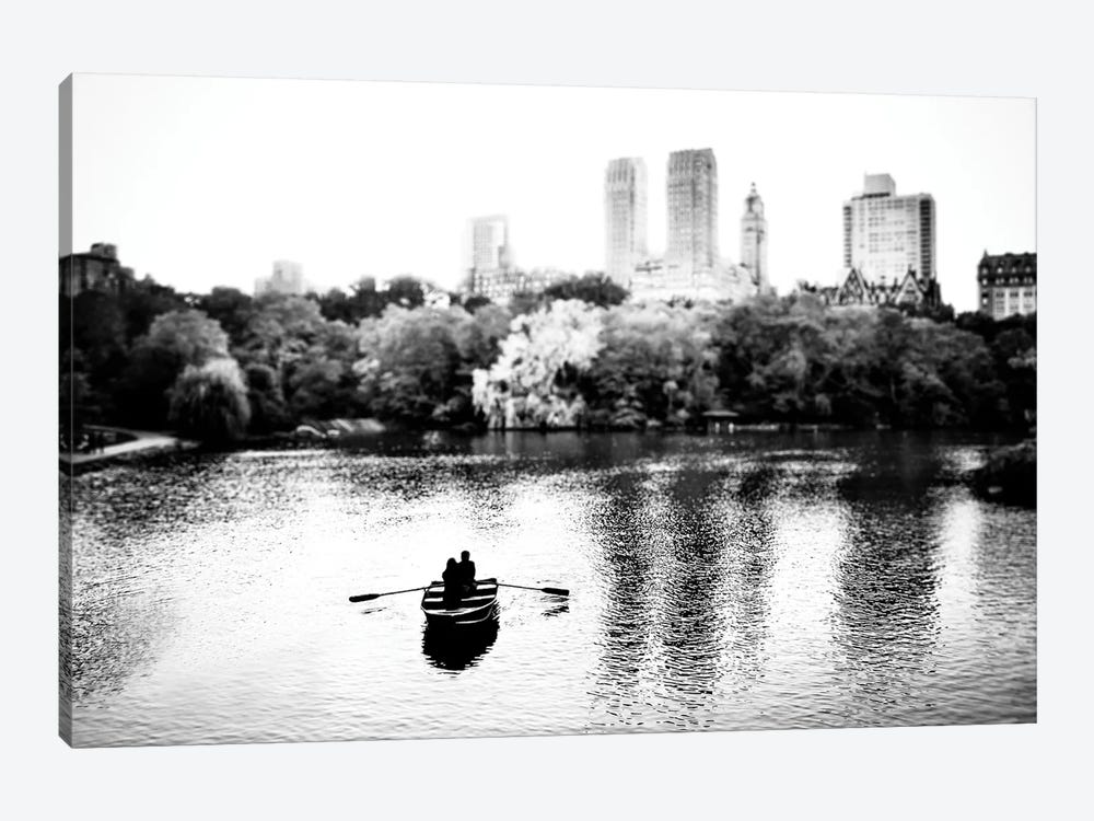 Row With Me Black And White by Apryl Roland 1-piece Canvas Print