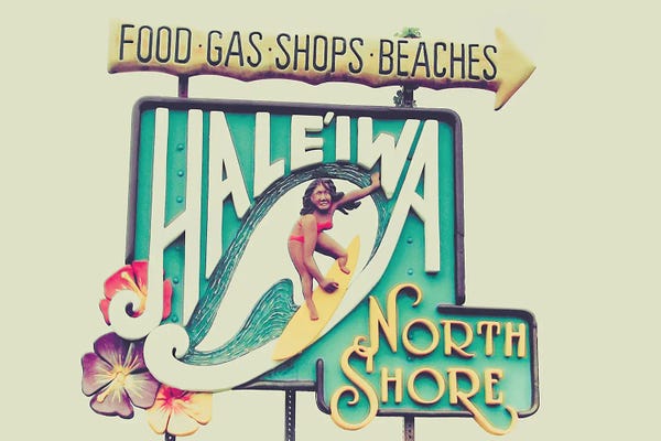 Hawaii: Shore Sign by Apryl Roland