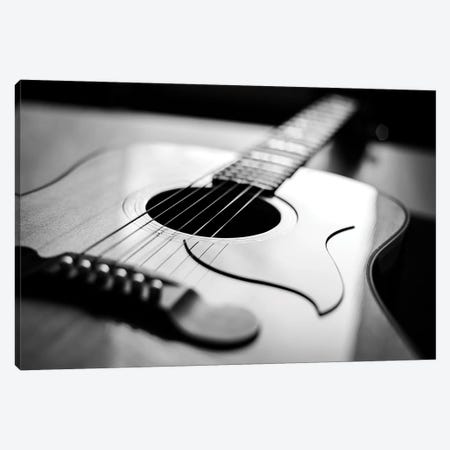 Songwriter Black And White Canvas Print #PPU197} by Apryl Roland Canvas Art